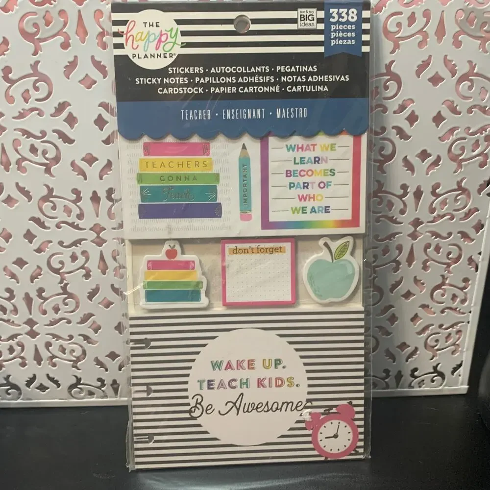 NIP MAMBI The Happy Planner stickers cardstock sticky notes PLMP-23 338 pieces